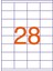 BK-2028 Beyaz Laser Etiket 52.5X41 mm 100 Adet 1