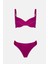 4504 Fuşya Kapsız Bikini Takımı 4