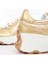 Kadın Logolu Gold Sneaker 3