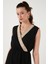 Regular Fit Kruvaze Yaka Midi Elbise Kadın Elbise 6118103 4