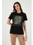 Pamuklu Bisiklet Yaka T Shirt Kadın T Shirt 24Y0723K1 1
