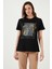 Pamuklu Bisiklet Yaka T Shirt Kadın T Shirt 24Y0723K1 4