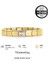 Tekno Trust 1 Yıl Italy Composable Rose Tombul Kalp ve Çelik Bileklik Gold Altın Altın 9 Ayar 1