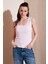 Slim Fit Kalın Askılı Dantelli Kare Yaka Bürümcük Atlet Bayan Atlet 5864979 1