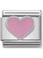 1 Yıl Composable Classic Symbols In Stainless Steel , Enamel And Silver 925 (18_PINK Heart) Pembe 1 1