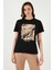 Pamuklu Bisiklet Yaka T Shirt Kadın T Shirt 24Y0698K1 2