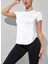 Ghassy Co. Kadın Dry Fit Running Yoga Hızlı Kuruma Nem Emici Yanları Fileli Hava Alabilen Spor T-Shirt 5