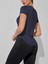 Kadın Dry Fit Running Yoga Hızlı Kuruma Nem Emici Yanları Fileli Hava Alabilen Spor T-Shirt 3
