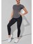 Kadın Dry Fit Running Yoga Hızlı Kuruma Nem Emici Yanları Fileli Hava Alabilen Spor T-Shirt 2