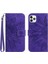 iPhone 11 Pro Max ile Uyumlu Çıkarılabilir Askılı ve Manyetik Kart Tutuculu Kabartmalı Ayçiçeği Cüzdan Telefon Kılıfı (Yurt Dışından) 1