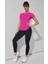 Kadın Dry Fit Running Yoga Hızlı Kuruma Nem Emici Yanları Fileli Hava Alabilen Spor T-Shirt 2