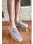 Terry Erkek Gri Garantili Rahat Dikişli Esnek Deri Detaylı Triko Loafer TERRY-7992 4