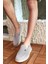 Terry Erkek Gri Garantili Rahat Dikişli Esnek Deri Detaylı Triko Loafer TERRY-7992 5