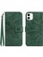iPhone 11 ile Uyumlu Çıkarılabilir Askılı ve Manyetik Kart Tutuculu Kabartmalı Ayçiçeği Cüzdan Telefon Kılıfı (Yurt Dışından) 1