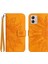 Motorola Moto G53 ile Uyumlu Çıkarılabilir Askılı ve Manyetik Kart Tutuculu Kabartmalı Ayçiçeği Cüzdan Telefon Kılıfı (Yurt Dışından) 1