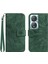 Honor X7B ile Uyumlu Çıkarılabilir Askılı ve Manyetik Kart Tutuculu Kabartmalı Ayçiçeği Cüzdan Telefon Kılıfı (Yurt Dışından) 1