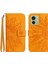 Motorola Edge 40 ile Uyumlu Çıkarılabilir Askılı ve Manyetik Kart Tutuculu Kabartmalı Ayçiçeği Cüzdan Telefon Kılıfı (Yurt Dışından) 1