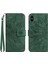 iPhone Xs Max ile Uyumlu Çıkarılabilir Askılı ve Manyetik Kart Tutuculu Kabartmalı Ayçiçeği Cüzdan Telefon Kılıfı (Yurt Dışından) 1