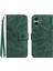 Sony Xperia 5 V ile Uyumlu Çıkarılabilir Askılı ve Manyetik Kart Tutuculu Kabartmalı Ayçiçeği Cüzdan Telefon Kılıfı (Yurt Dışından) 1