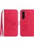 Sony Xperia 1 Iv ile Uyumlu Çıkarılabilir Askılı ve Manyetik Kart Tutuculu Kabartmalı Ayçiçeği Cüzdan Telefon Kılıfı (Yurt Dışından) 1