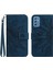 Samsung Galaxy M52 ile Uyumlu Çıkarılabilir Askılı ve Manyetik Kart Tutuculu Kabartmalı Ayçiçeği Cüzdan Telefon Kılıfı (Yurt Dışından) 1