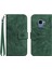Samsung Galaxy S9 ile Uyumlu Çıkarılabilir Askılı ve Manyetik Kart Tutuculu Kabartmalı Ayçiçeği Cüzdan Telefon Kılıfı (Yurt Dışından) 1