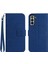 Samsung Galaxy S21 Plus ile Uyumlu Çıkarılabilir Askılı ve Manyetik Kart Tutuculu Kabartmalı Ayçiçeği Cüzdan Telefon Kılıfı (Yurt Dışından) 1