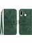Huawei P30 Lite ile Uyumlu Çıkarılabilir Askılı ve Manyetik Kart Tutuculu Kabartmalı Ayçiçeği Cüzdan Telefon Kılıfı (Yurt Dışından) 1