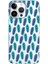 Apple iPhone 14 Pro ile Uyumlu 1mm Slim Fit Nazar Boncuğu 4 Baskılı Şeffaf Silikon Kılıf 1