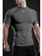 Erkek Premium Nefes Alabilen Hızlı Kuruma Koşu Fitness Reflektör Armalı Spor T-Shirt 2