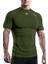 Erkek Premium Nefes Alabilen Hızlı Kuruma Koşu Fitness Reflektör Armalı Spor T-Shirt 1
