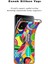 Apple iPhone Xs ile Uyumlu 1mm Slim Fit Retro Colors 6 Baskılı Şeffaf Silikon Kılıf 2