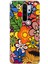 Xiaomi Redmi Note 8 Pro ile Uyumlu 1mm Slim Fit Retro Colors 2 Baskılı Şeffaf Silikon Kılıf 1