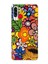 Samsung Galaxy A30S ile Uyumlu 1mm Slim Fit Retro Colors 2 Baskılı Şeffaf Silikon Kılıf 1