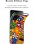 Samsung Galaxy A30S ile Uyumlu 1mm Slim Fit Retro Colors 2 Baskılı Şeffaf Silikon Kılıf 2