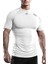 Erkek Premium Nefes Alabilen Hızlı Kuruma Koşu Fitness Reflektör Armalı Spor T-Shirt 1