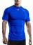 Erkek Premium Nefes Alabilen Hızlı Kuruma Koşu Fitness Reflektör Armalı Spor T-Shirt 1