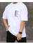 2pac Baskılı Siyah Unisex Oversize T-Shirt 2