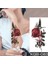 Gerçekci Kılıç ve Gül Geçici Dövme Tattoo Dövme Etiket Kadın Erkek Kol Bacak 1