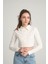 Ekru Crop Poplin Gömlek M 1