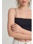 Bürümcük Desenli Askılı Kobalt Crop Top 5