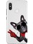 Printify Xiaomi Mi 8 ile Uyumlu 1mm Slim Fit Köpek 1 050E Baskılı Şeffaf Silikon Kılıf 1