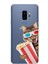 Samsung Galaxy S9 Plus ile Uyumlu 1mm Slim Fit Kedi 2 050B Baskılı Şeffaf Silikon Kılıf 1