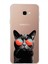 Samsung Galaxy J4 Plus ile Uyumlu 1mm Slim Fit Kedi 4 050D Baskılı Şeffaf Silikon Kılıf 1