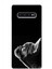 Samsung Galaxy S10 Plus ile Uyumlu 1mm Slim Fit Köpek 1 050A Baskılı Şeffaf Silikon Kılıf 1