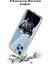 Samsung Galaxy S10 Plus ile Uyumlu 1mm Slim Fit Köpek 1 050A Baskılı Şeffaf Silikon Kılıf 3