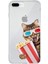 Apple iPhone 8 Plus ile Uyumlu 1mm Slim Fit Kedi 1 050B Baskılı Şeffaf Silikon Kılıf 1