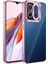 Xiaomi Redmi 12C Uyumlu Zyl Kılıf Kamera Korumalı Logo Gösteren Omega Kapak-Rose Gold 1