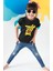 Pikachu Baskılı Çocuk Tişört, Unisex Pokemon Baskılı Bebek T-Shirt 1