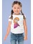 Frozen Anna Baskılı Kız Çocuk Tişört, Karlar Ülkesi Baskılı Kız Bebek T-Shirt 2